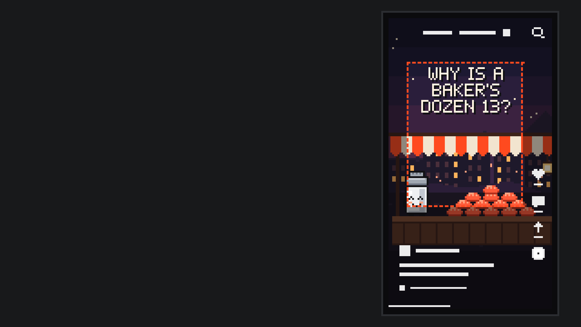 A phone showing the finished vertical short, its title inside the area the app leaves clear.